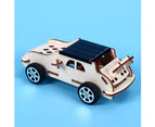 Kids Creative DIY Assembly Solar Power Car Model Handmade Science Experiment Toy