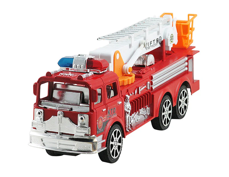 Simulation Ladder Truck Firetruck Toy Educational Vehicle Model for Kids Boys