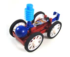 DIY Air Powered Car Assembly Model Scientific Experiment Educational Kids Toy