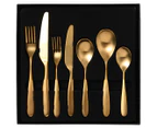 Sherwood Nouveau 56 Piece Cutlery Set Matte Gold