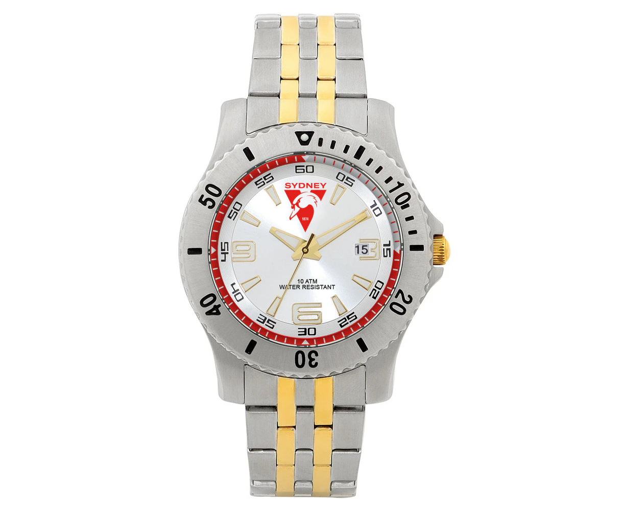 AFL Legends Watch - Sydney Swans - Stainless Steel Band - Box incl.