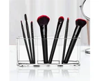 3 Holes Transparent Acrylic Makeup Brush Tool Storage Box Case Holder Organizer