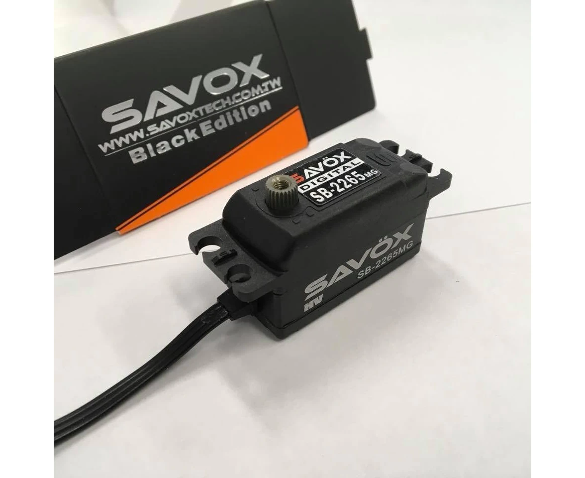 SB-2265MG Savox Black Edition B/less Servo 1/8E On-Road