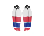1 Pair Drone Blade Silent Low Noise Mini Portable Drone Propeller for DJI Air 2S - Red Blue White