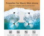 2 Pairs Mini Portable Blade Silent Drone Propeller for DJI Mavic Mini - White