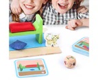 1 Set Educational Toy Classic Logical Thinking Training Wooden Toy Memory Training Desktop Toy Kit for Birthday Gift