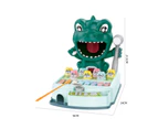 1 Set Whack-A-Mole Toy Multifunctional Lighting Musical Dinosaur Percussion Whack-A-Mole Toy for Entertainment - Green