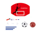 1 Set Soccer Goal Pool 2-in-1 Parent-child Interaction Outdoor Football Pool Goal Toy with Basketball Hoop Gift for Boys