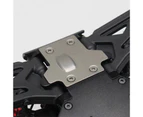1 Set Skid Plate Upgrade Replacement Stainless Steel Chassis Armors Protection Skid Plate for Arrma AR310427