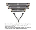 1 Set Tie Rod Kit Upgrade Replacement Black Perfect Matching Rod Link Linkage Kit for Axial SCX24