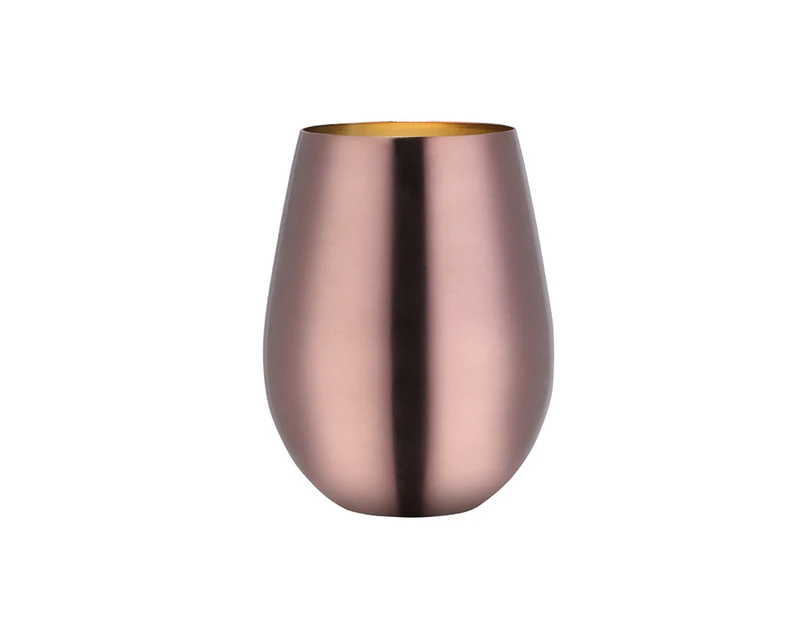 304 Stainless Steel Wine Glasses Coffee Drink Beverage Beer Drinkware Water Cup-Rose Gold