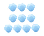 10Pcs Simulation Mini Resin Cat Paw Dollhouse Accessories Handicraft Toys for Photography - Blue