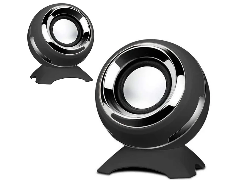 Computer USB-Power Speakers， Mini Desktop Speakers with HiFi Sound