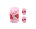 3Pcs Resin Yarn Ball Exquisite Handicraft Toys Vivid Color Refrigerator Magnets Resin Accessories for Photography - Pink