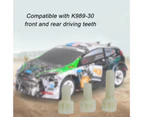 3Pcs RC Car Parts High Durability Wear Resistant Plastic RC Car Rear Front Driving Teeth for Home