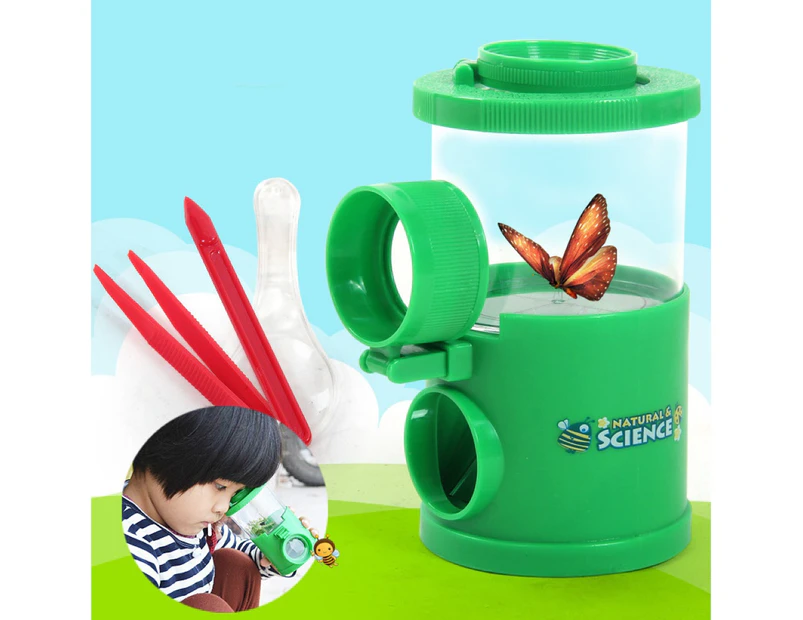 4Pcs Kids Outdoor Insect Bug Viewer Magnifier Stick Science Experiment Equipment