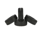 4Pcs Rubber RC Crawler Tyre Tough Anti-deformation Anti Rust Simulation Crawler Tyre for CC01 F350 SCX10 AX10 CR01 D90 D110