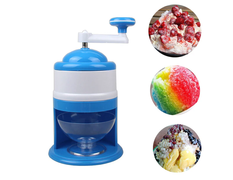 Stainless Steel Manual Ice Cones Crusher Chopper Hand Shaved Crushed Machine