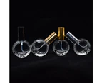 10ml Clear Reusable Refillable Travel Perfume Atomizer Glass Pump Spray Bottle Golden