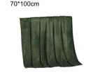 Winter Soft Striped Warm Bed Throw Blanket Bedspread Sofa Bedroom Decoration-Green