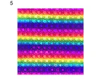 30.5cmx30.5cm Rainbow Lettering Film Self-Adhesive Dazzling Holographic Iridescent Film for DIY Craft - 5