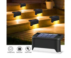 Solar Step Light LED--Black Warm Light 1 Pack