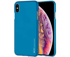 Goospery Metallic Tpu Case For Iphone X / Xs 5.8"   Blue