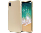 Goospery Metallic Tpu Case For Iphone X / Xs 5.8"   Gold