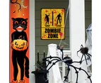Luminous Window Poster Removable Halloween Prop Ghost Hand Bar Cafe Wall Art Painting Decal Holiday Supplies