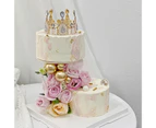 6/8/10 inches 3-Tier Cake Display Stand Holder Birthday Party Supplies with Base-6inch