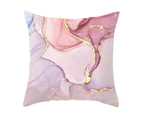 45cm x 45cm Cushion Cover Soft Multifunctional Polyester Modern Fresh Flowers Pillowslip for Family-4#