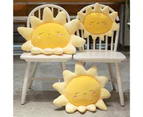 Sun Pillow Adorable Appearance Soft Touching Down Cotton Daily Use Stuffed Cartoon Pillow Car Decor -Yellow