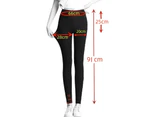 Women Tummy Control Graphic 3D Print Leggings Fitness Yoga Pants Push Up colourful Gym Slim lga31752 Skinny Trousers - Multi