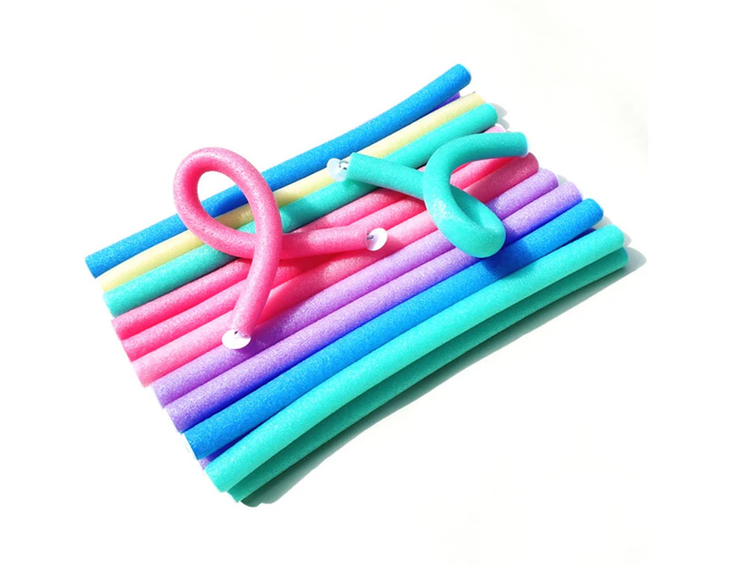 10Pcs/Set Sponge Foam Wave Hair Curler Roller Beauty Hairstyle Curling  Sticks-Random Color .au