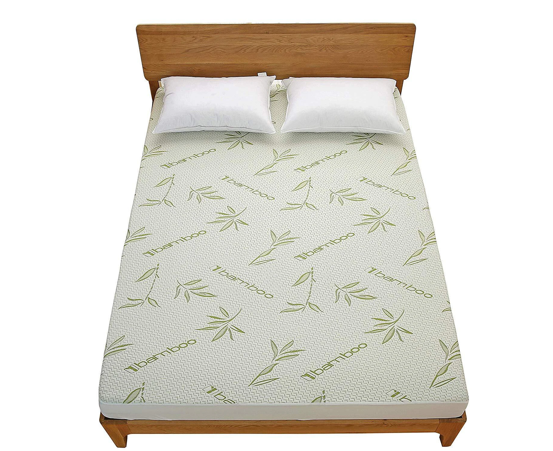 Bamboo Knitted Mattress Protector ~ Queen Size