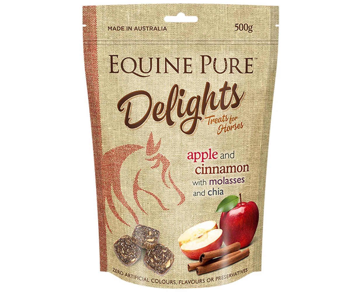 Equine Pure Delights Apple & Cinnamon Horse Treats 500g