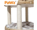 PaWz Cat and Small Dog Enclosed Pet Bed Puppy House with Soft Cushion