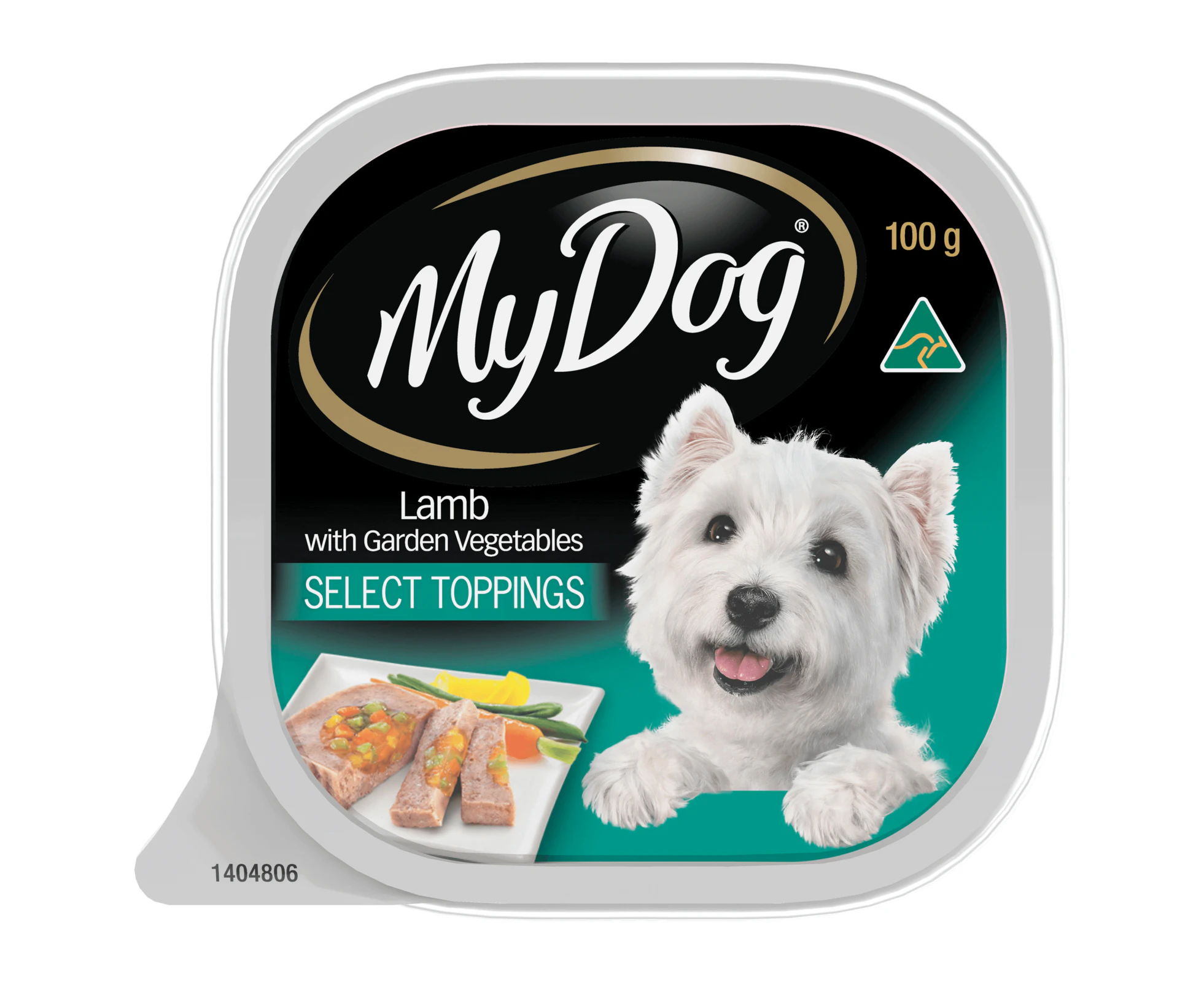 My Dog Select Toppings Wet Dog Food Lamb & Garden Vegetables 12 x 100g