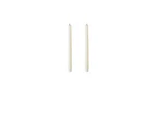 Uyuni Lighting Taper Flameless Candles 2 Pack 2.3 x 25 cm - Classic Ivory IV02325-2