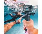 Floating Selfie Stick Waterproof Underwater Shoot Action Camera Handheld Selfie Stick Telescoping Pole for Gopro 8/7/6/5/4/3 /Xiaoyi/SJCAM-Green