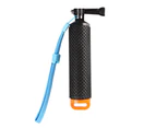 Floating Selfie Stick Waterproof Underwater Shoot Action Camera Handheld Selfie Stick Telescoping Pole for Gopro 8/7/6/5/4/3 /Xiaoyi/SJCAM-Orange
