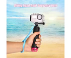 Floating Selfie Stick Waterproof Underwater Shoot Action Camera Handheld Selfie Stick Telescoping Pole for Gopro 8/7/6/5/4/3 /Xiaoyi/SJCAM-Blue