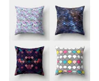 Fashion Shell Fish Scales Throw Pillow Case Home Decor Soft Cushion Cover 18inch-6#