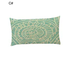 Fashion Pillow Case Sofa Waist Linen Throw Cushion Cover Home Decor 30*50-G