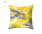 Plant Lines Watercolor Painting Throw Pillow Case Sofa Cushion Cover Home Decor-2#