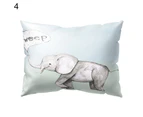 Animal Smart Elephant Throw Pillow Case Sofa Bed Cushion Cover Home Cafe Decor-15#