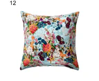 Fashion Flower Green Leaves Cushion Cover Pillow Case Car Home Bed Sofa Decor-12#
