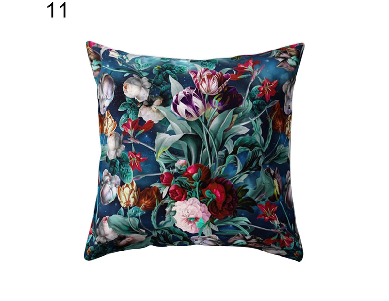 Fashion Flower Green Leaves Cushion Cover Pillow Case Car Home Bed Sofa Decor-11#
