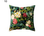 Fashion Flower Green Leaves Cushion Cover Pillow Case Car Home Bed Sofa Decor-10#