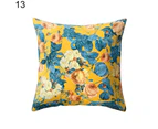 Fashion Flower Green Leaves Cushion Cover Pillow Case Car Home Bed Sofa Decor-13#